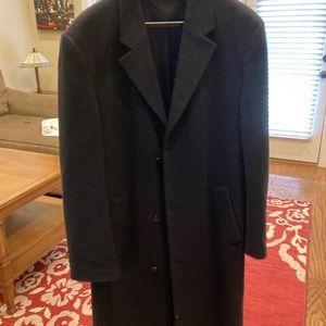 Roundtree and Yorke Winter Wool Trench/Peacoat